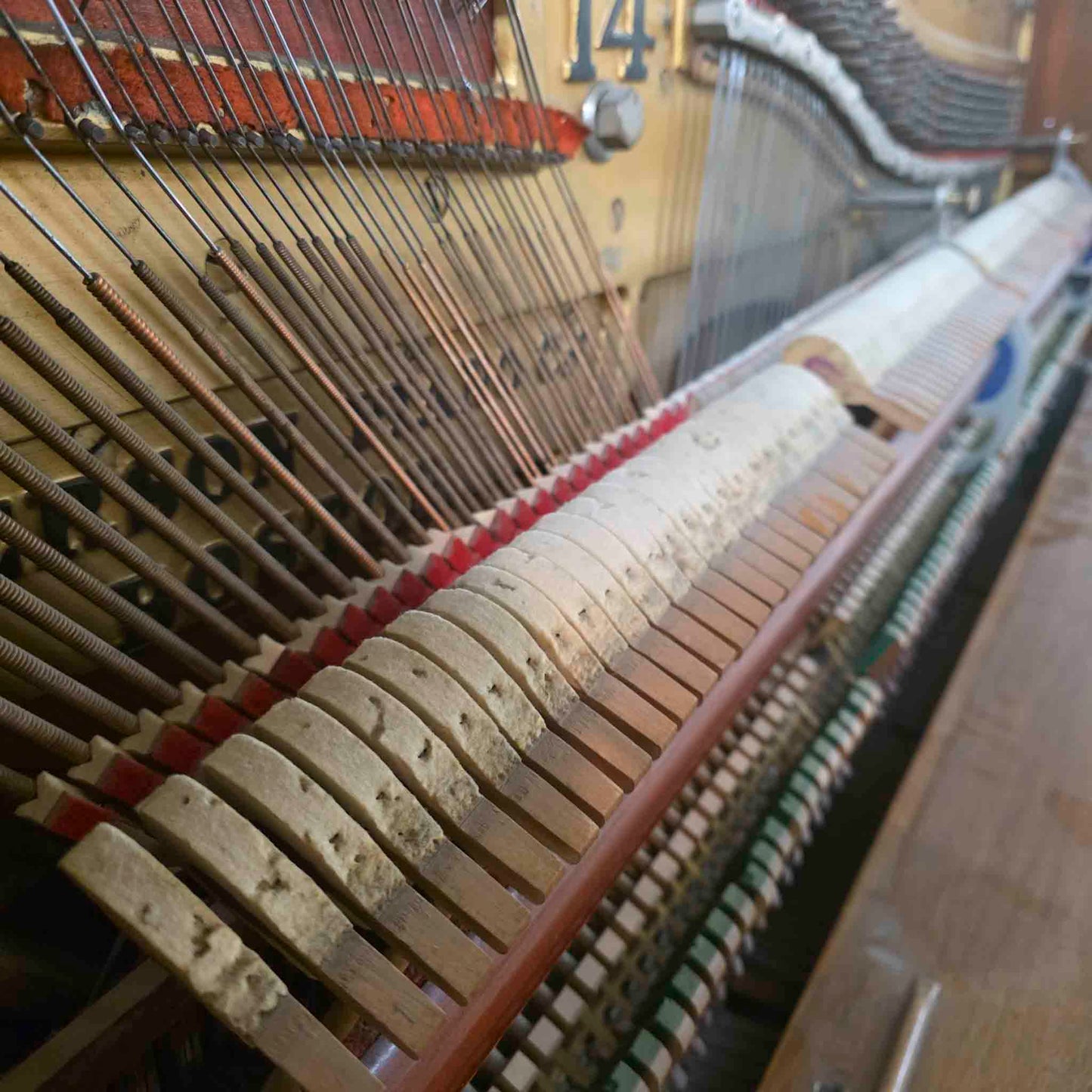 AVAILABLE TO RESTORE: CALL FOR CUSTOM PRICING - 1893 Emerson 57.5" Walnut Wood Finish Upright Piano