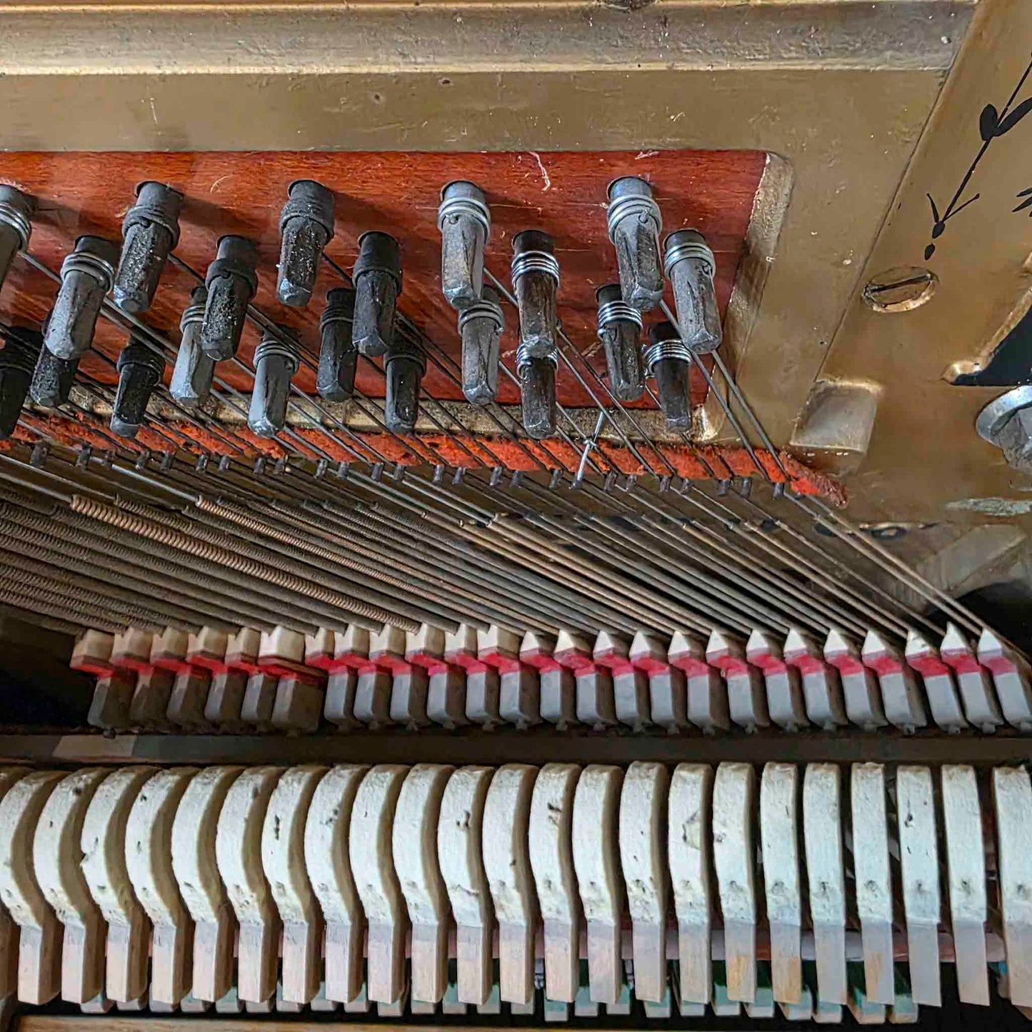 AVAILABLE TO RESTORE: CALL FOR CUSTOM PRICING - 1893 Emerson 57.5" Walnut Wood Finish Upright Piano