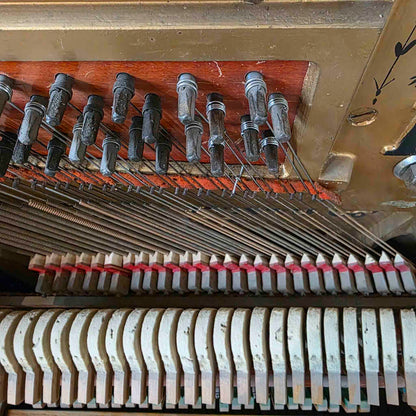AVAILABLE TO RESTORE: CALL FOR CUSTOM PRICING - 1893 Emerson 57.5" Walnut Wood Finish Upright Piano