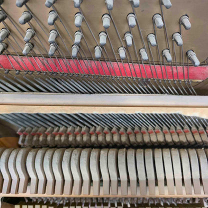 AVAILABLE TO RESTORE: CALL FOR CUSTOM PRICING - 1912 Wing & Son 57" Wood Finish Upright Piano