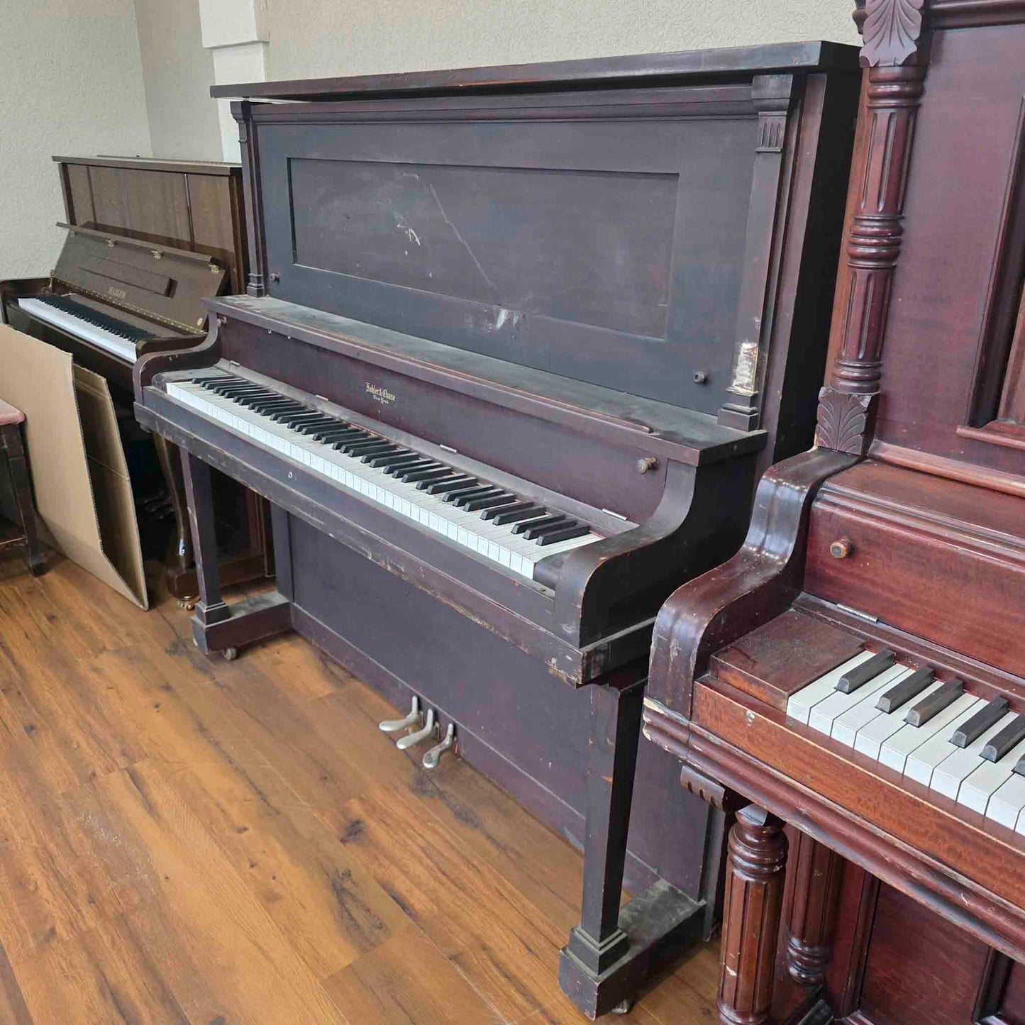 AVAILABLE TO RESTORE: CALL FOR CUSTOM PRICING - 1904 Kohler & Chase 54" Upright Piano