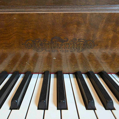 AVAILABLE TO RESTORE: CALL FOR CUSTOM PRICING - 1892 Chickering Walnut Finish Upright Piano