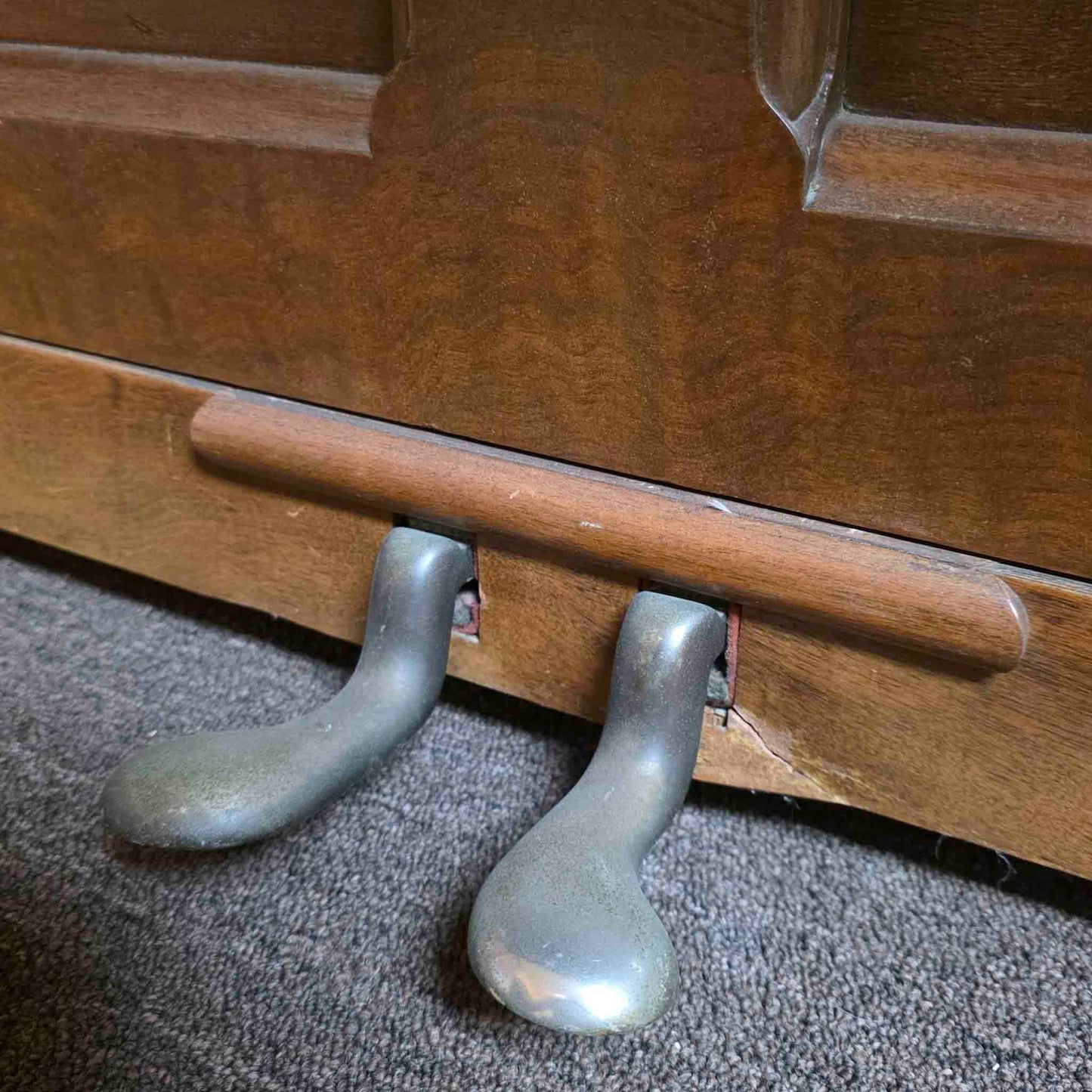 AVAILABLE TO RESTORE: CALL FOR CUSTOM PRICING - 1892 Chickering Walnut Finish Upright Piano