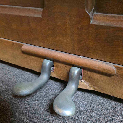 AVAILABLE TO RESTORE: CALL FOR CUSTOM PRICING - 1892 Chickering Walnut Finish Upright Piano