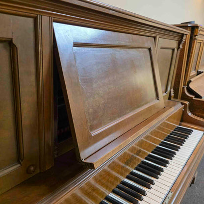 AVAILABLE TO RESTORE: CALL FOR CUSTOM PRICING - 1892 Chickering Walnut Finish Upright Piano