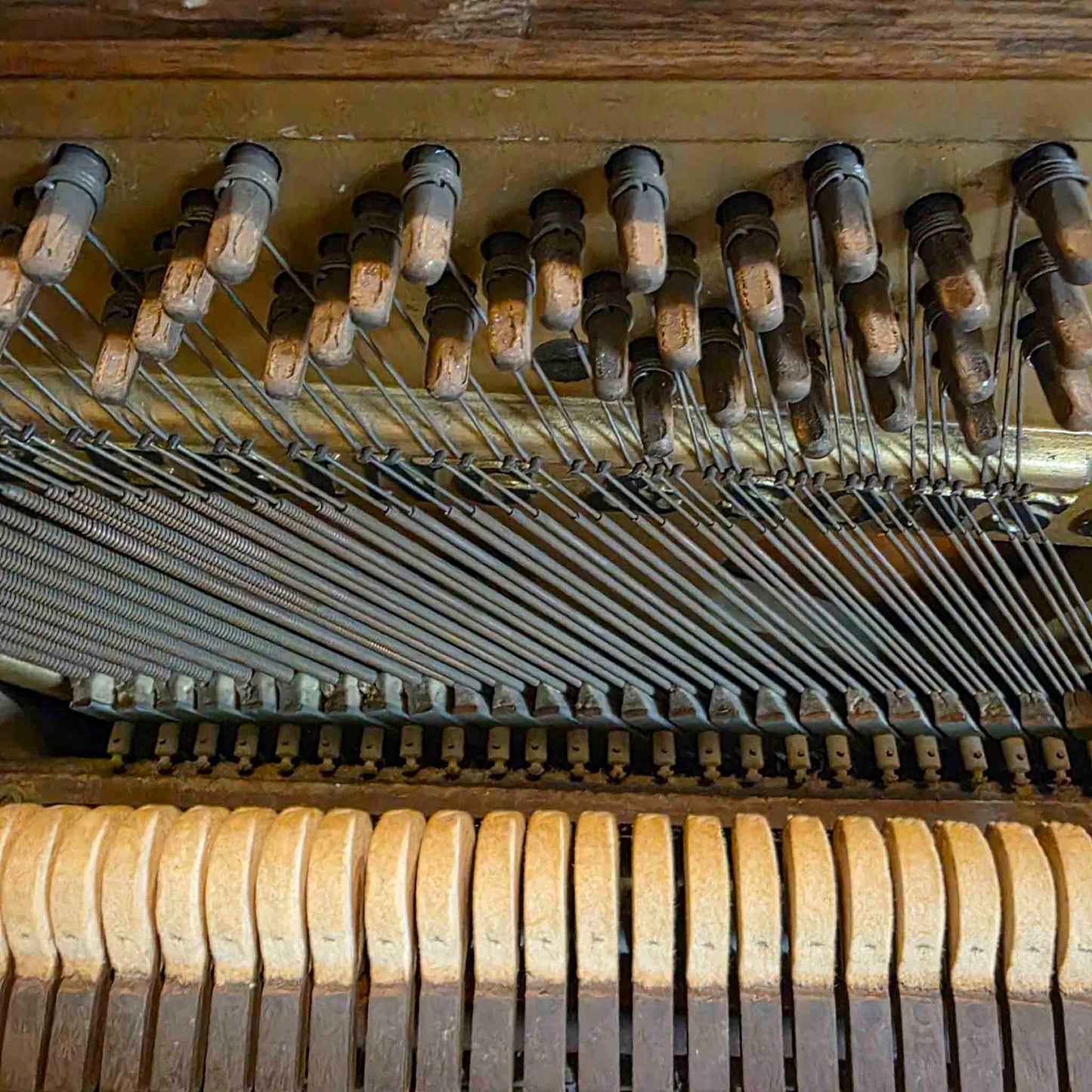 AVAILABLE TO RESTORE: CALL FOR CUSTOM PRICING - 1892 Chickering Walnut Finish Upright Piano