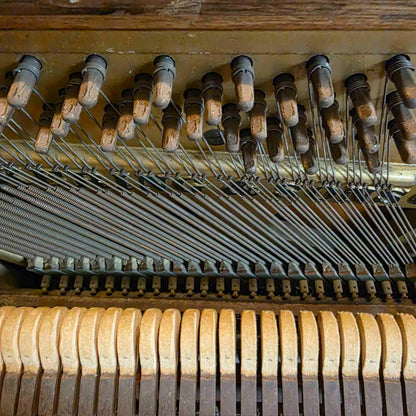 AVAILABLE TO RESTORE: CALL FOR CUSTOM PRICING - 1892 Chickering Walnut Finish Upright Piano