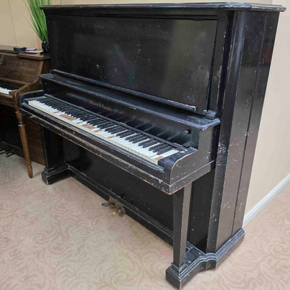 AVAILABLE TO RESTORE: CALL FOR CUSTOM PRICING - 1892 Mason & Hamlin Black 53" Upright Piano