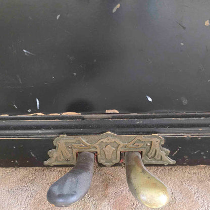 AVAILABLE TO RESTORE: CALL FOR CUSTOM PRICING - 1892 Mason & Hamlin Black 53" Upright Piano