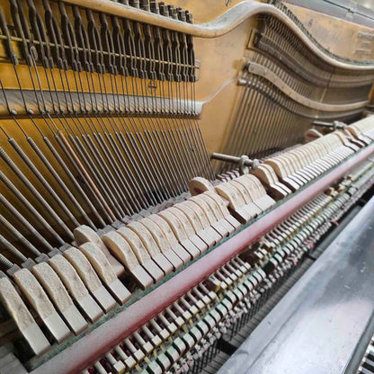 AVAILABLE TO RESTORE: CALL FOR CUSTOM PRICING - 1892 Mason & Hamlin Black 53" Upright Piano