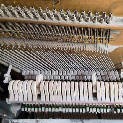AVAILABLE TO RESTORE: CALL FOR CUSTOM PRICING - 1892 Mason & Hamlin Black 53" Upright Piano