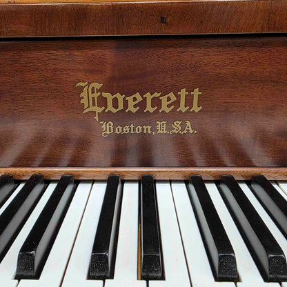 1906 Everett 53" Wood Finish Upright Piano with Self-Playing QRS System