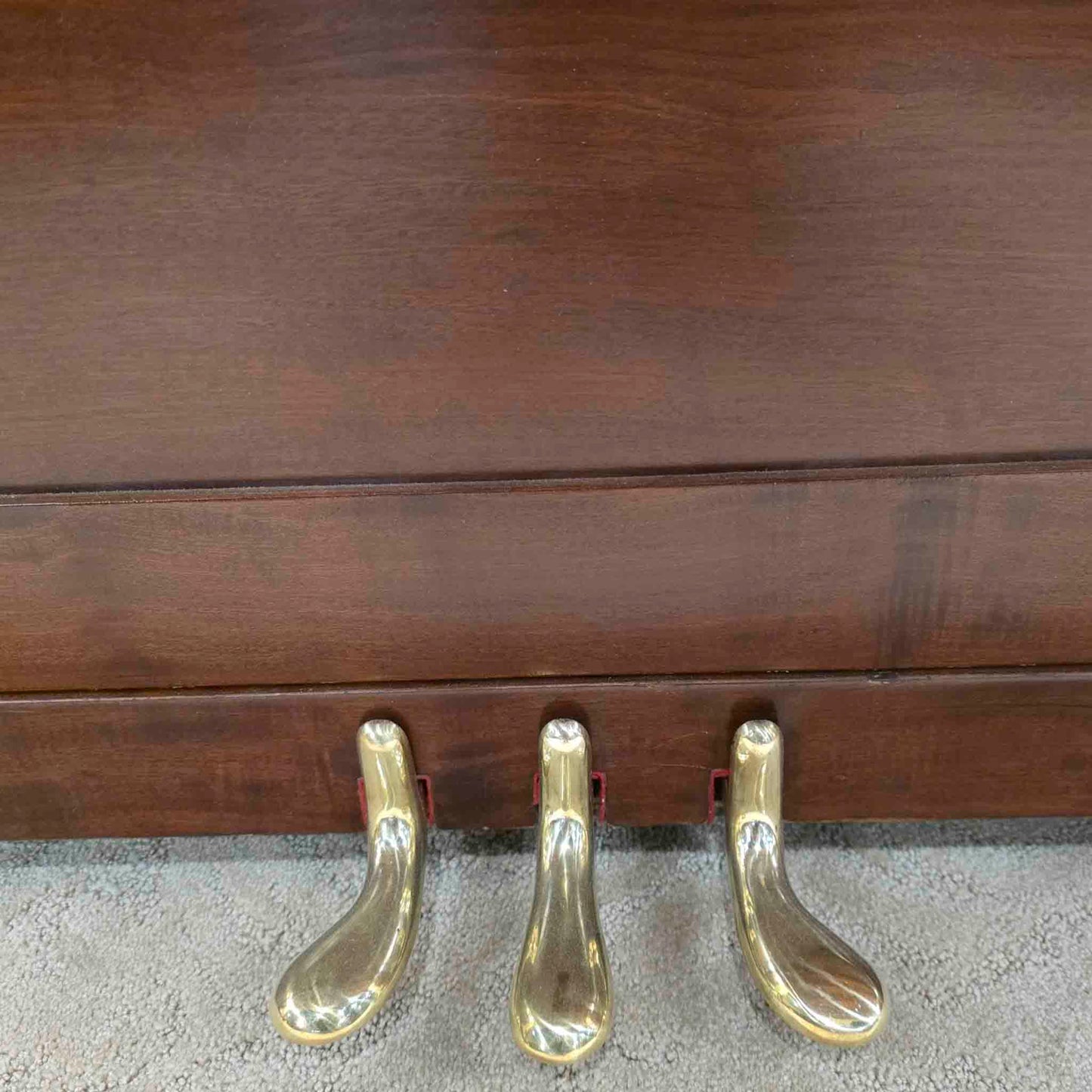 1906 Everett 53" Wood Finish Upright Piano with Self-Playing QRS System