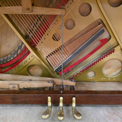 1906 Everett 53" Wood Finish Upright Piano with Self-Playing QRS System