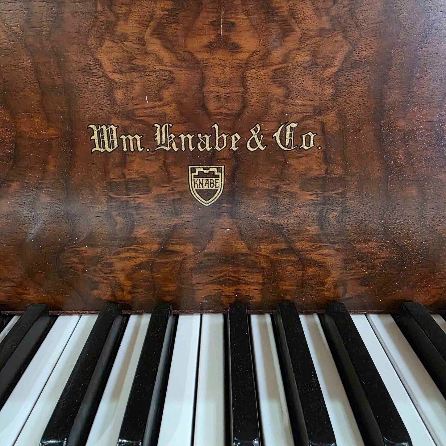 1942 Knabe 5' Wood Finish Baby Grand Piano