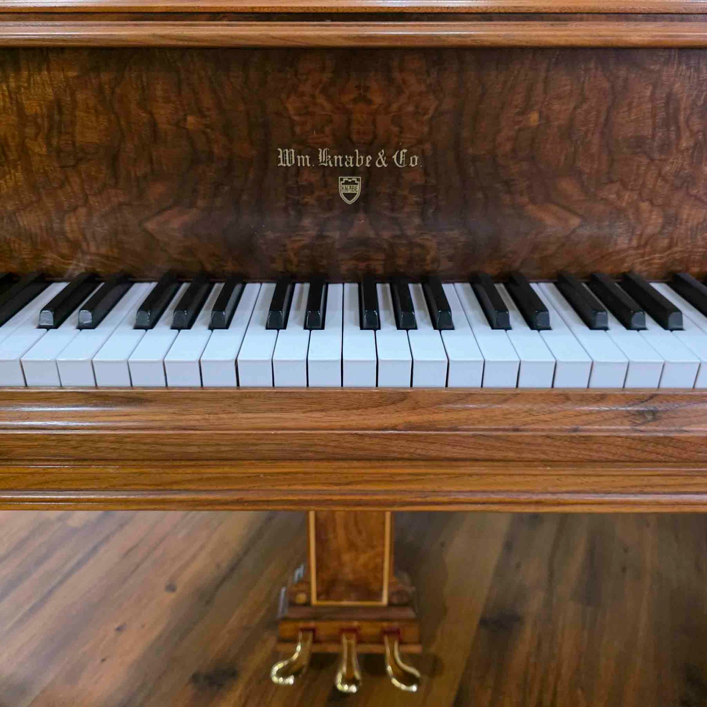 1942 Knabe 5' Wood Finish Baby Grand Piano