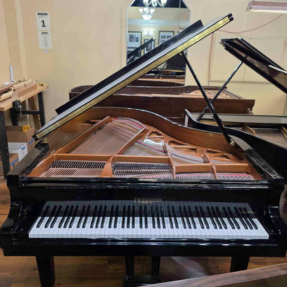 CURRENT SHOP WORK 2005 Remington RG-185 6'1" Polished Black Commissioned Grand Piano