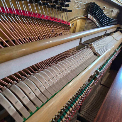 1905 Kimball 57" Wood Finish Upright Piano with Self-Playing QRS System