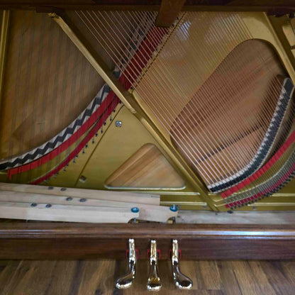 1905 Kimball 57" Wood Finish Upright Piano with Self-Playing QRS System