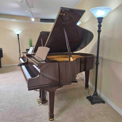 1996 Petrof 5'8" Polished Walnut Grand Piano with Self-Playing System