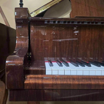 1996 Petrof 5'8" Polished Walnut Grand Piano with Self-Playing System