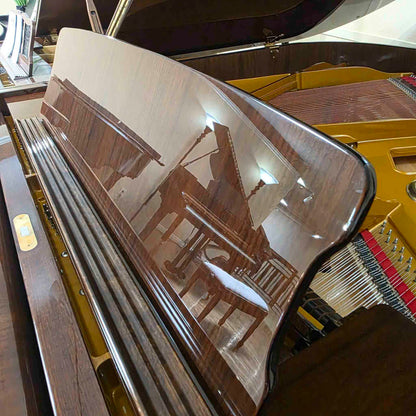 1996 Petrof 5'8" Polished Walnut Grand Piano with Self-Playing System