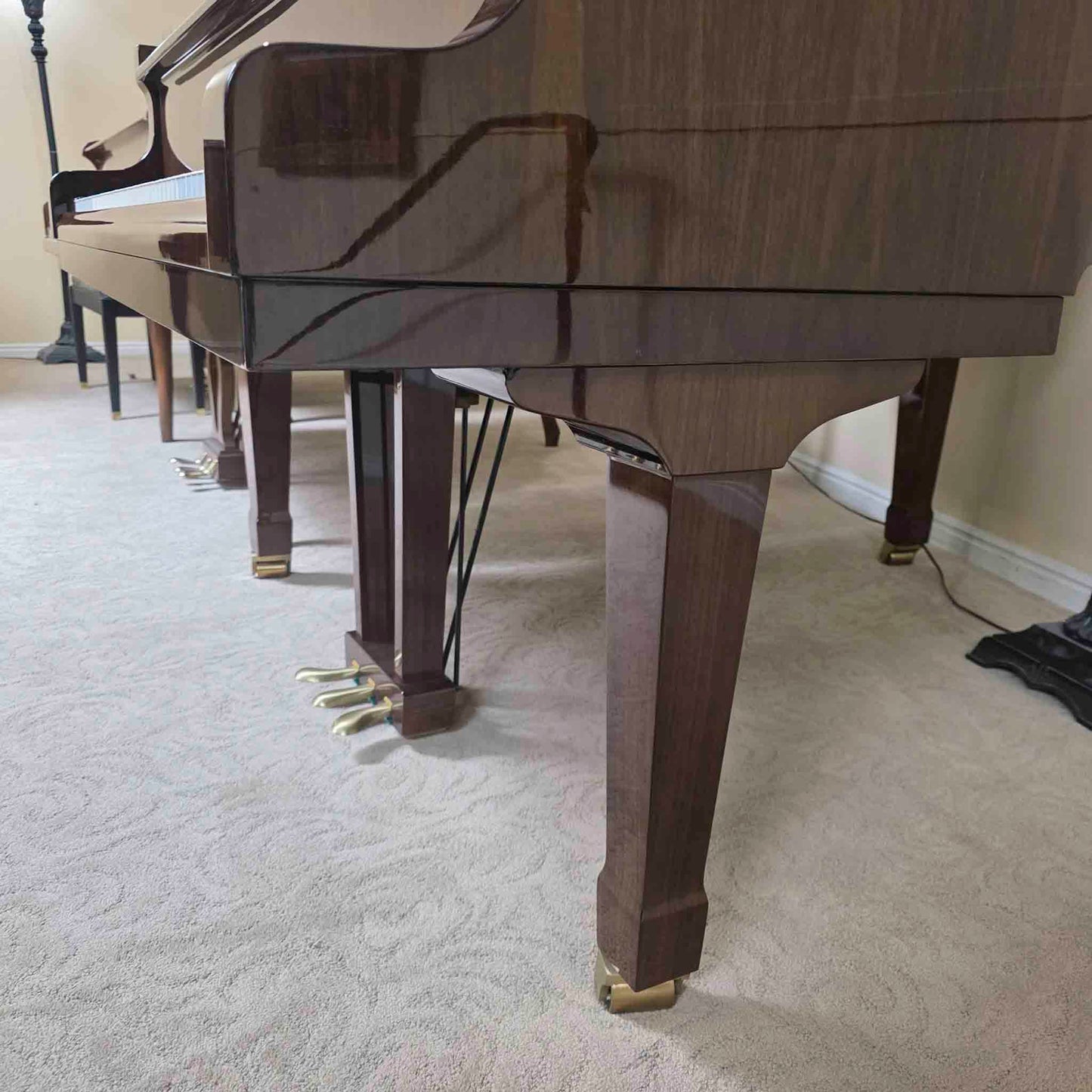 1996 Petrof 5'8" Polished Walnut Grand Piano with Self-Playing System