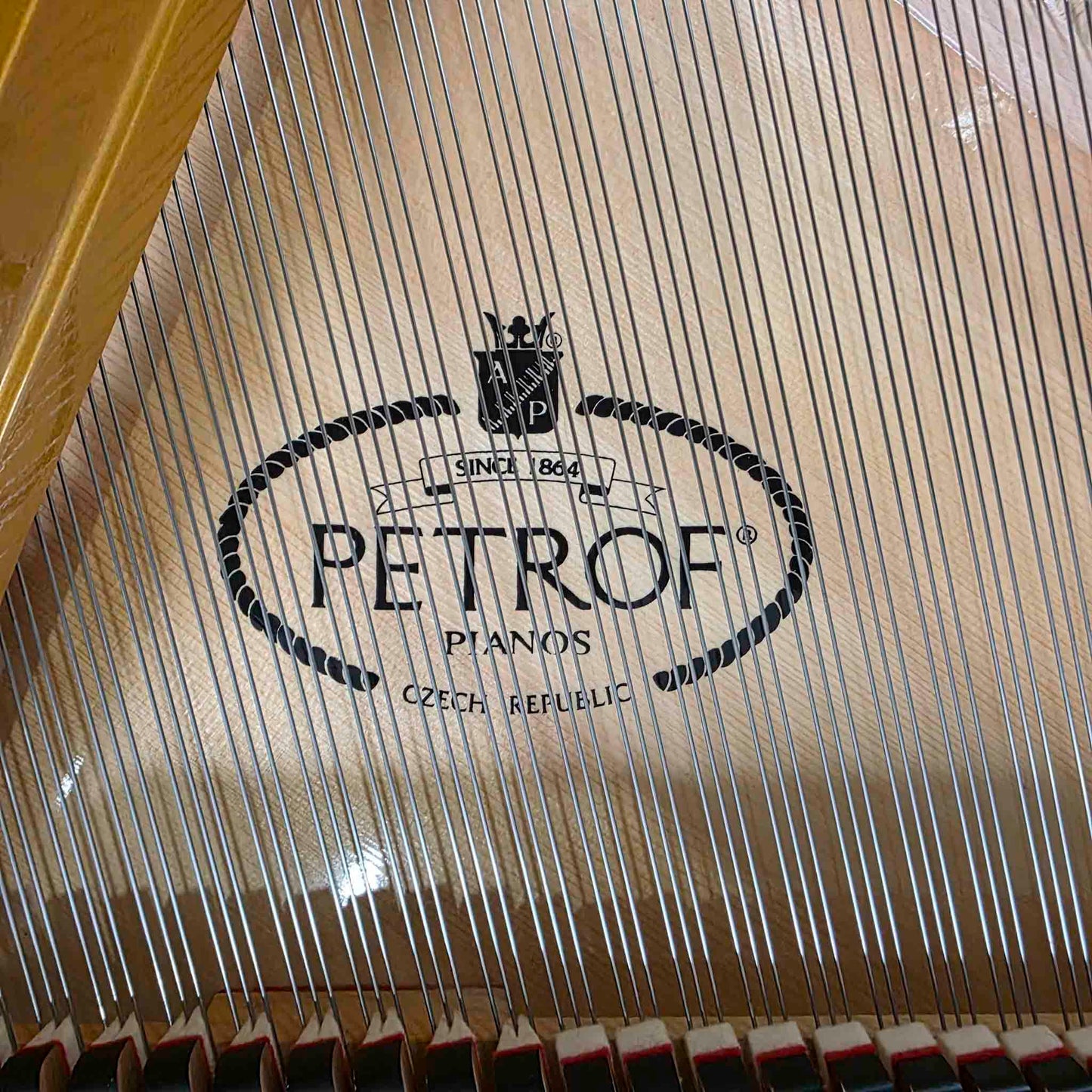 1996 Petrof 5'8" Polished Walnut Grand Piano with Self-Playing System