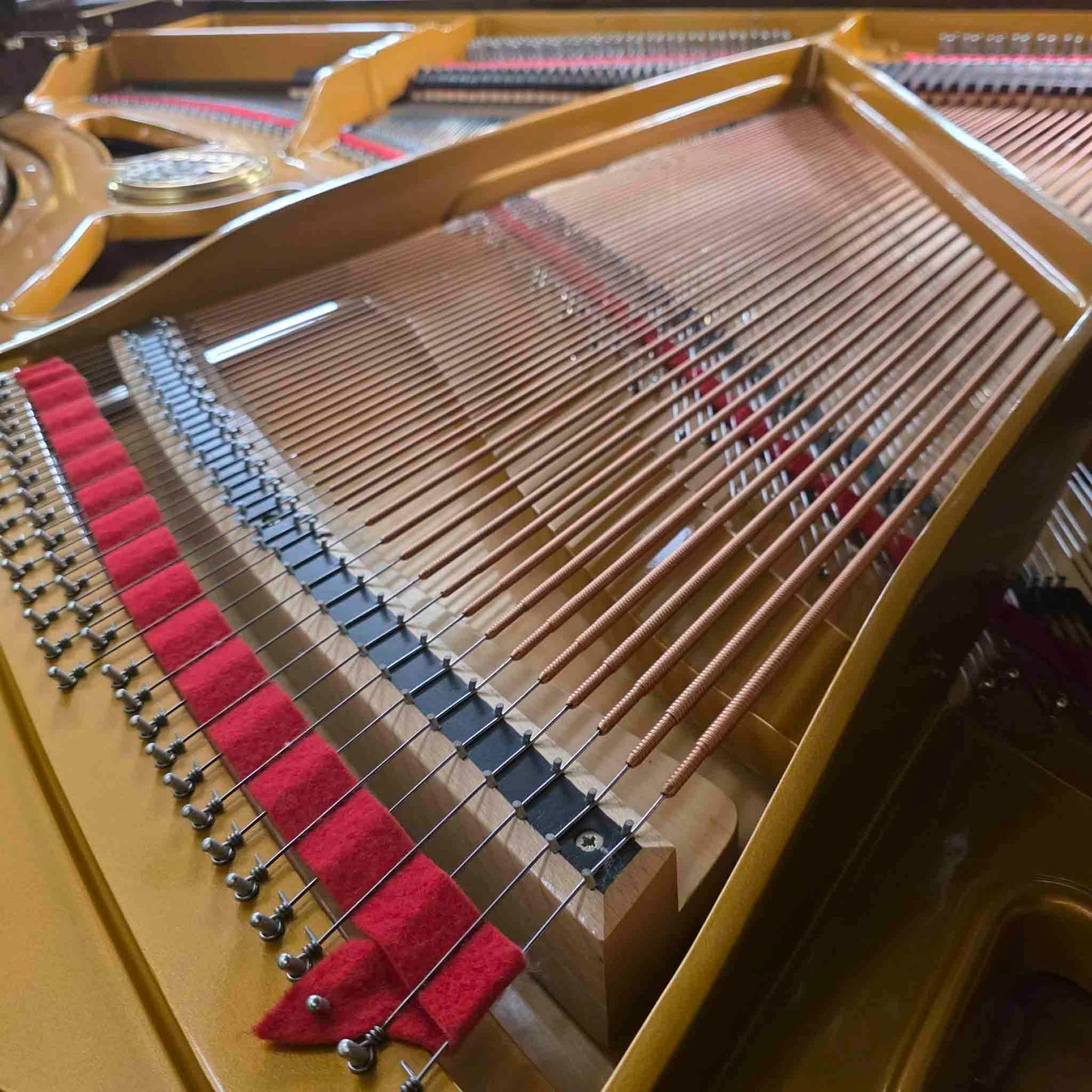 1996 Petrof 5'8" Polished Walnut Grand Piano with Self-Playing System