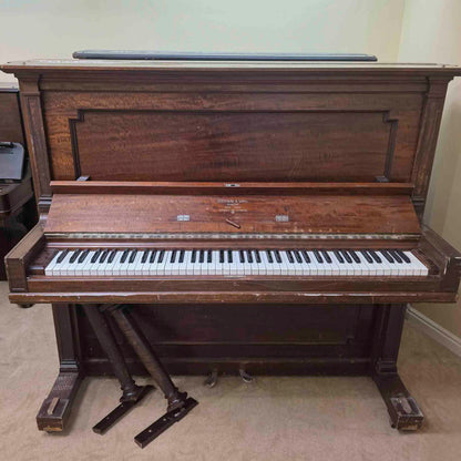 AVAILABLE TO RESTORE: CALL FOR CUSTOM PRICING - 1910 Steinway & Sons 53" Mahogany Finish Upright Piano