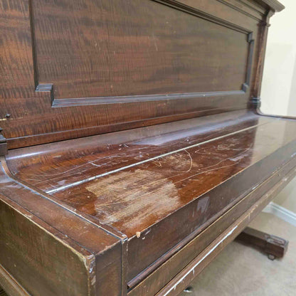 AVAILABLE TO RESTORE: CALL FOR CUSTOM PRICING - 1910 Steinway & Sons 53" Mahogany Finish Upright Piano