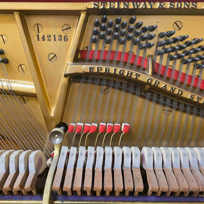 AVAILABLE TO RESTORE: CALL FOR CUSTOM PRICING - 1910 Steinway & Sons 53" Mahogany Finish Upright Piano