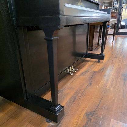 CURRENT SHOP WORK 1927 Kurtzmann 55" Black Finish Commissioned Upright Piano