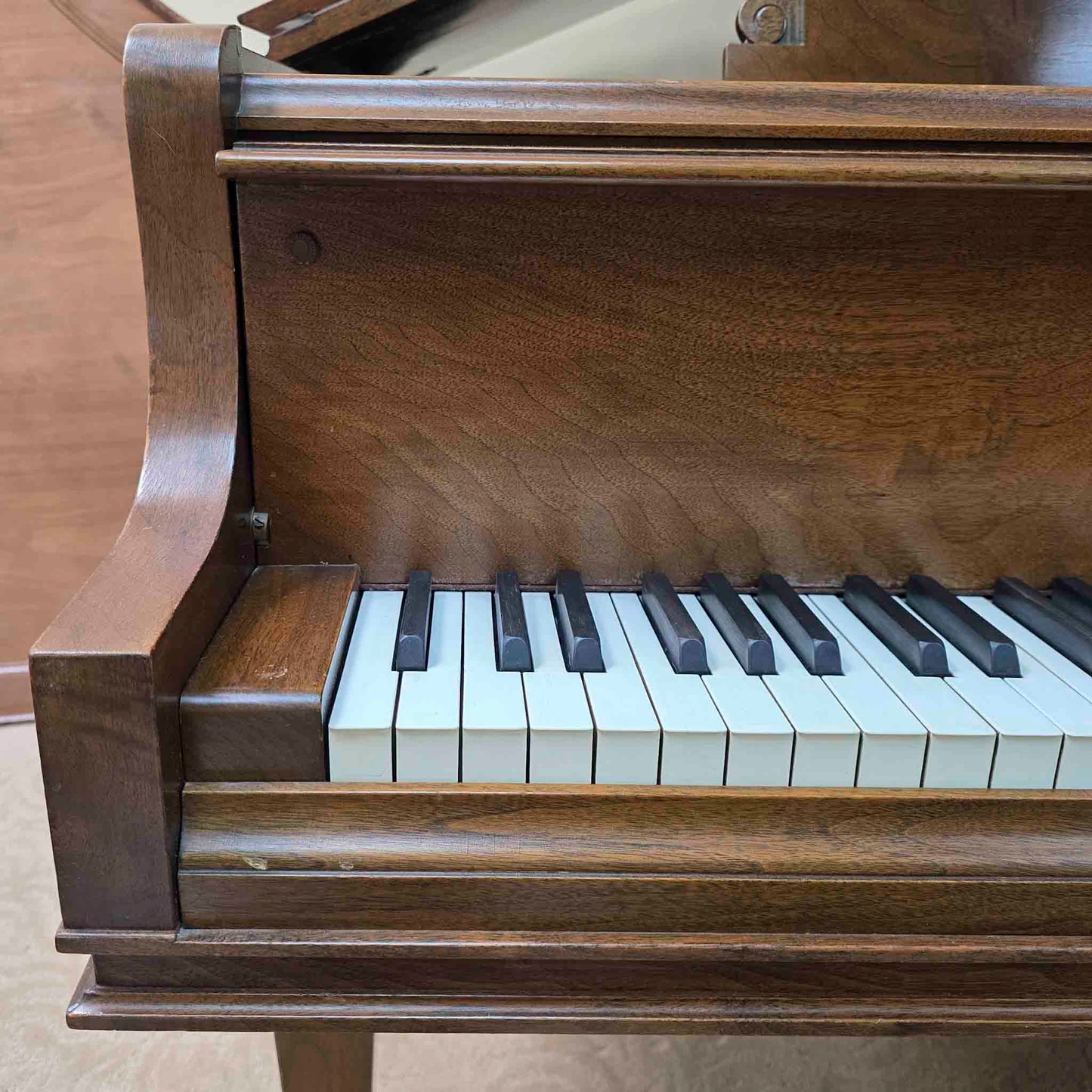 AVAILABLE TO RESTORE: CALL FOR CUSTOM PRICING - 1947 Knabe 5'1" Wood Finish Baby Grand Piano