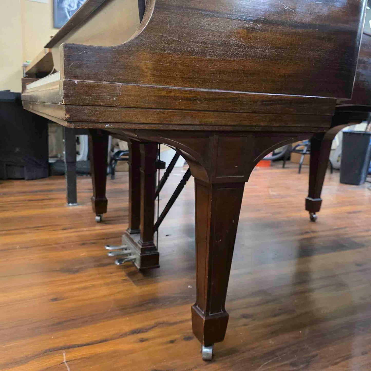 CURRENT SHOP WORK 1924 Steinway & Sons Model L 5'10" Wood Finish Commissioned Grand Piano