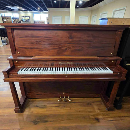 1915 Mason & Hamlin Satin Mahogany Wood Finish 51.5" Upright Piano