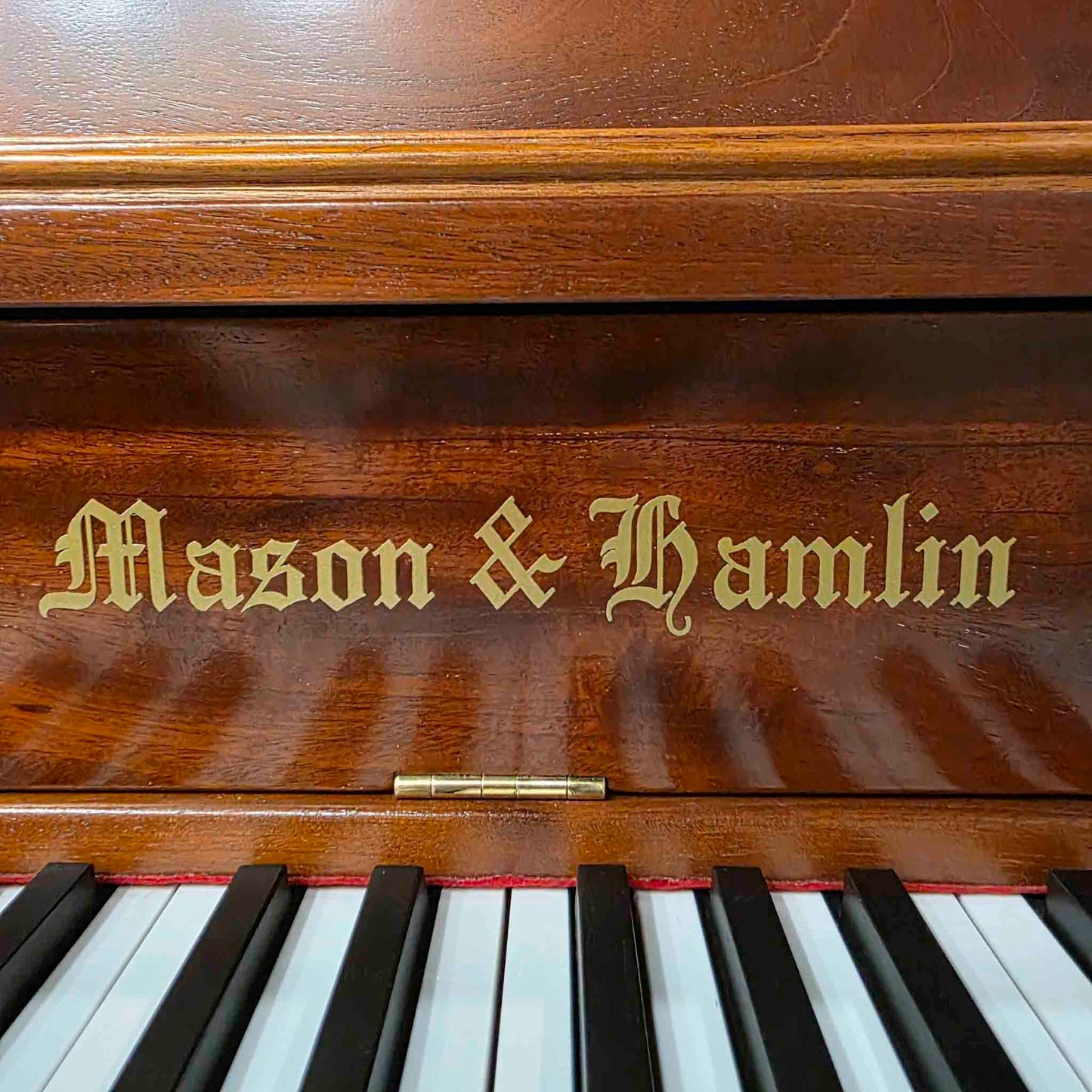 1915 Mason & Hamlin Satin Mahogany Wood Finish 51.5" Upright Piano