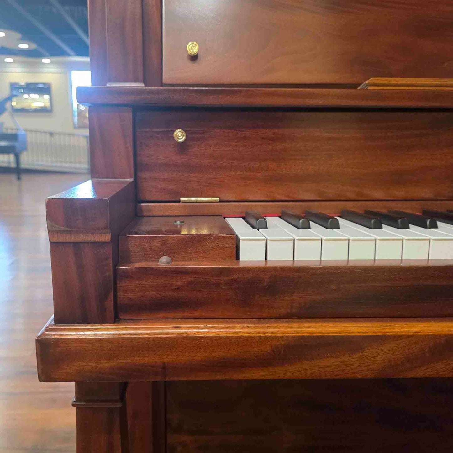 1915 Mason & Hamlin Satin Mahogany Wood Finish 51.5" Upright Piano
