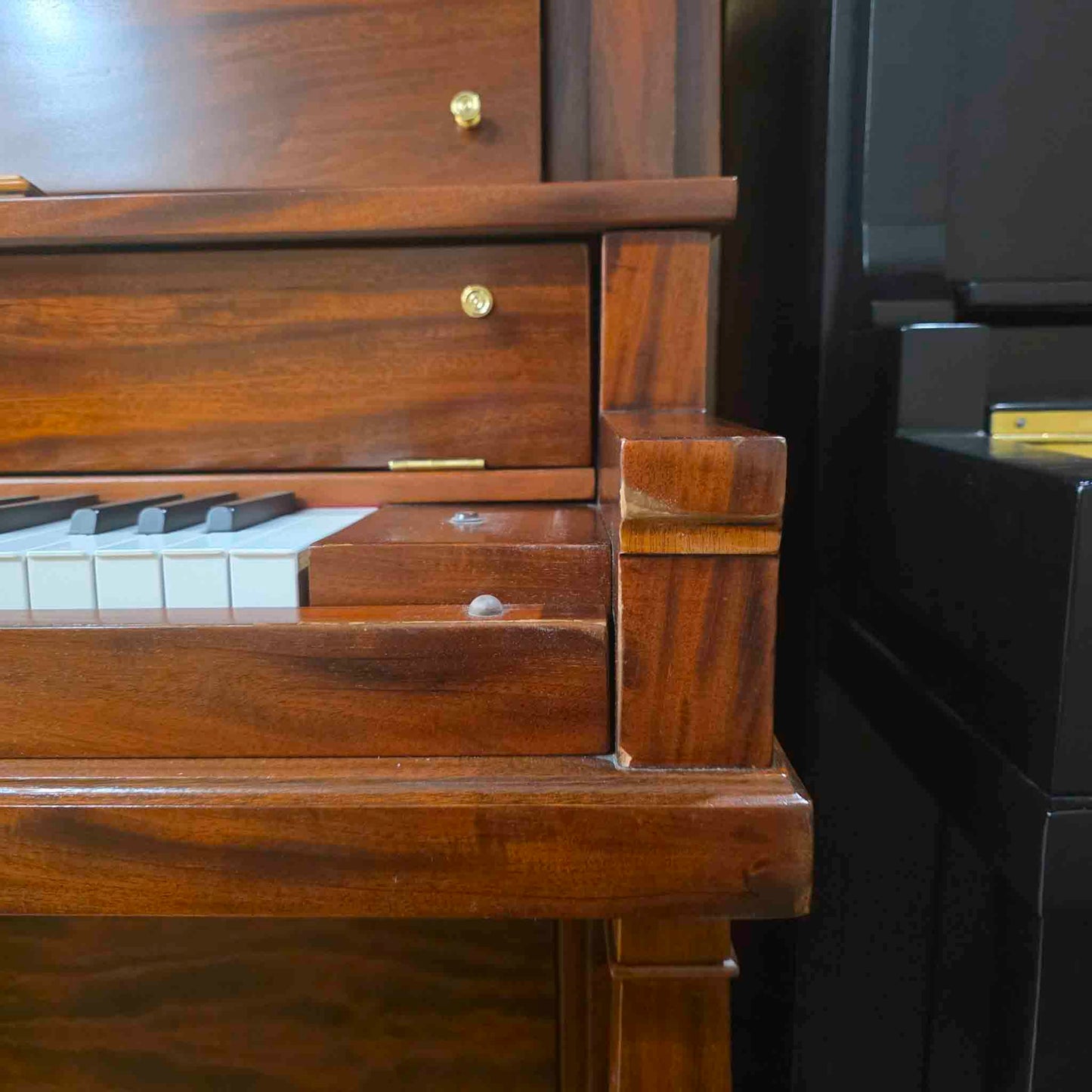 1915 Mason & Hamlin Satin Mahogany Wood Finish 51.5" Upright Piano