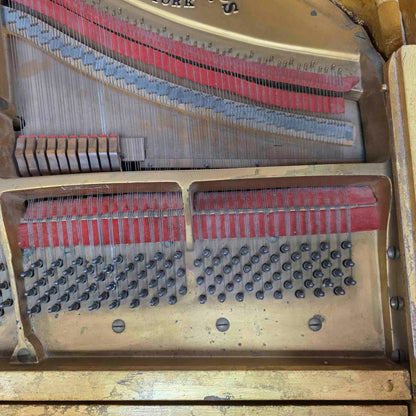 CURRENT SHOP WORK 1918 Hazelton Bros 5'3" Wood Finish "Gold Leaf" Commissioned Grand Piano
