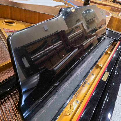 CURRENT SHOP WORK 2004 Weber WG-150 4'11" Polished Black Commissioned Baby Grand Player Piano