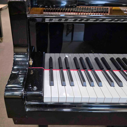 CURRENT SHOP WORK 2004 Weber WG-150 4'11" Polished Black Commissioned Baby Grand Player Piano