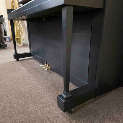 HEIRLOOM RESTORATION 1920 Howard 51" Satin Black Commissioned Upright Piano