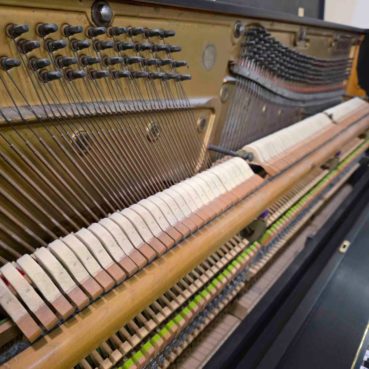 HEIRLOOM RESTORATION 1920 Howard 51" Satin Black Commissioned Upright Piano