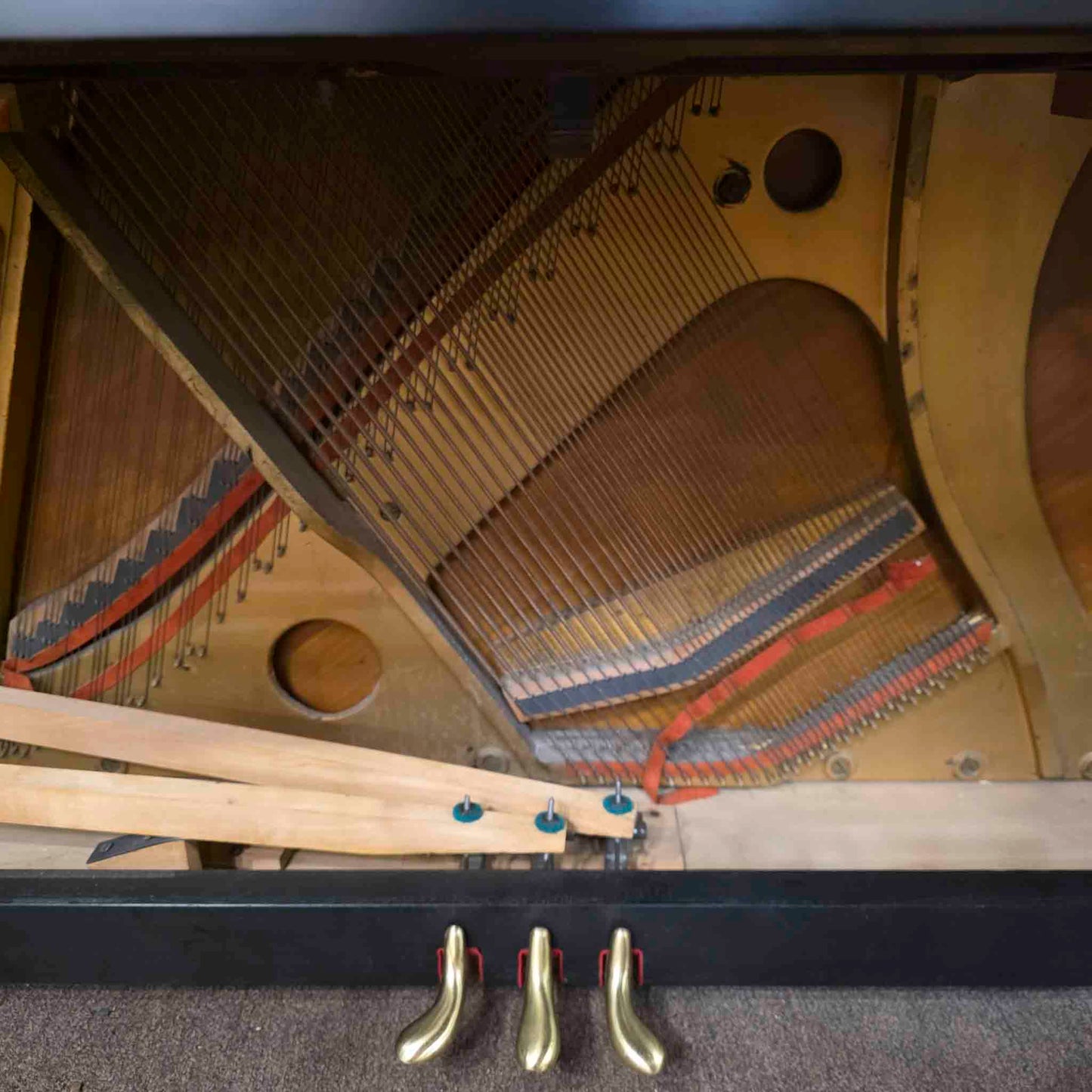 HEIRLOOM RESTORATION 1920 Howard 51" Satin Black Commissioned Upright Piano