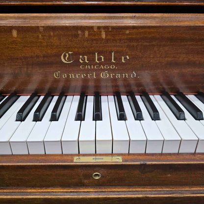 CURRENT SHOP WORK 1893 Cable 60" Wood Finish Commissioned Upright Piano