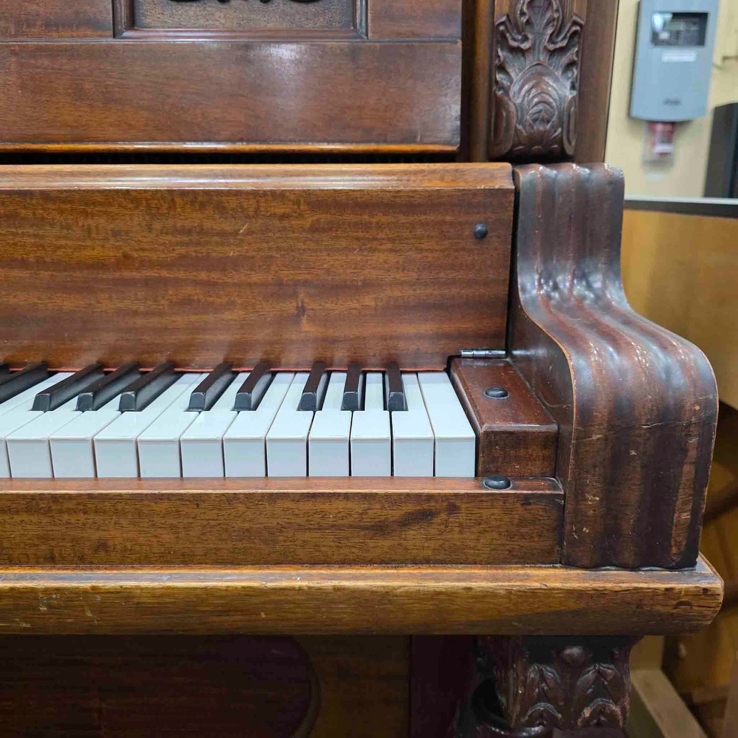 CURRENT SHOP WORK 1893 Cable 60" Wood Finish Commissioned Upright Piano