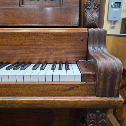 CURRENT SHOP WORK 1893 Cable 60" Wood Finish Commissioned Upright Piano