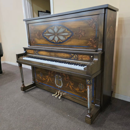 CURRENT SHOP WORK 1926 Ellington 54" Wood Finish Commissioned Upright Piano