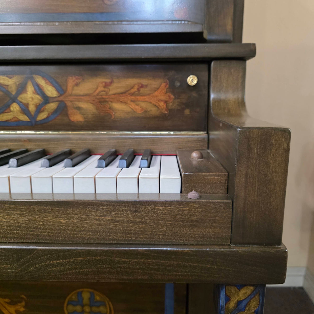 CURRENT SHOP WORK 1926 Ellington 54" Wood Finish Commissioned Upright Piano
